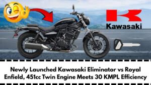 Newly Launched Kawasaki Eliminator vs Royal Enfield, 451cc Twin Engine Meets 30 KMPL Efficiency